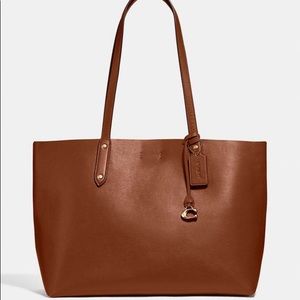 Coach Central Tote 1941 Saddle/Gold Brown NWT